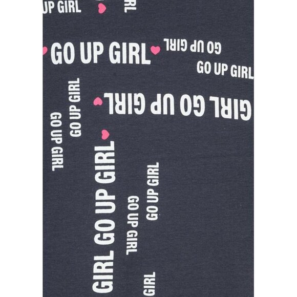 NWT Losan navy fleece dress with print and fuchsia fleece leggings set - Picture 7 of 7